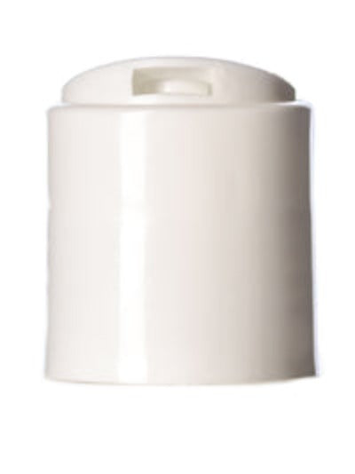Disc Top Dispensing Cap - White - 20/410 and 24/410 Neck - Essentially You Oils - Ottawa Canada