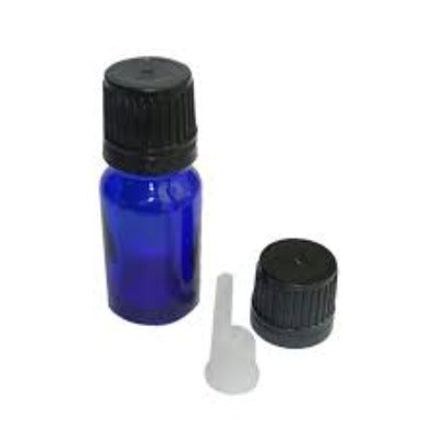 Cobalt Blue Bottle with Orifice Reducer Dropper and Cap - Essentially You Oils