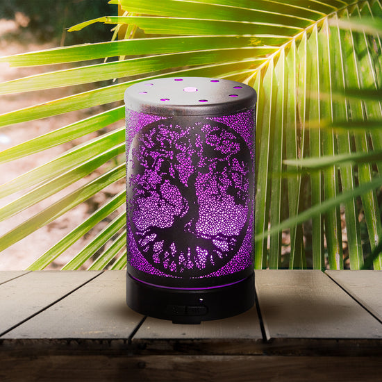 TREE OF LIFE METAL DIFFUSER - Essentially You Oils - Ottawa Canada