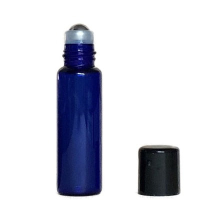 Glass Bottles With Metal Roll-On Inserts and Caps - Essentially You Oils